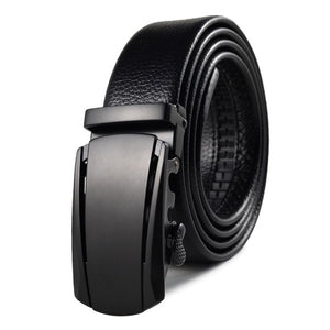 Hot Sale Brand mens belts for men good leather belt cowskin Automatic buckle business trouser strap pant ceinture homme