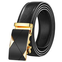 Load image into Gallery viewer, Hot Sale Brand mens belts for men good leather belt cowskin Automatic buckle business trouser strap pant ceinture homme
