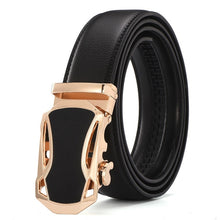 Load image into Gallery viewer, Hot Sale Brand mens belts for men good leather belt cowskin Automatic buckle business trouser strap pant ceinture homme