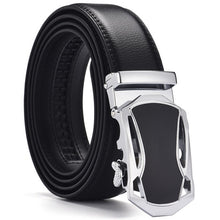Load image into Gallery viewer, Hot Sale Brand mens belts for men good leather belt cowskin Automatic buckle business trouser strap pant ceinture homme