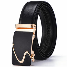 Load image into Gallery viewer, Hot Sale Brand mens belts for men good leather belt cowskin Automatic buckle business trouser strap pant ceinture homme