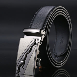 Hot Sale Brand mens belts for men good leather belt cowskin Automatic buckle business trouser strap pant ceinture homme