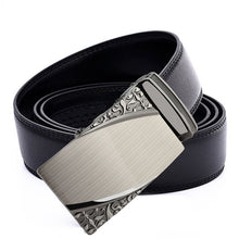 Load image into Gallery viewer, Hot Sale Brand mens belts for men good leather belt cowskin Automatic buckle business trouser strap pant ceinture homme