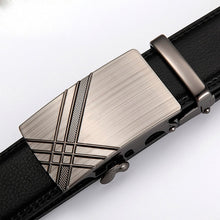 Load image into Gallery viewer, Hot Sale Brand mens belts for men good leather belt cowskin Automatic buckle business trouser strap pant ceinture homme