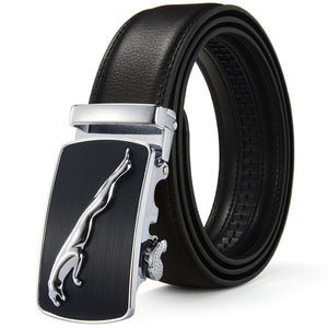 Hot Sale Brand mens belts for men good leather belt cowskin Automatic buckle business trouser strap pant ceinture homme