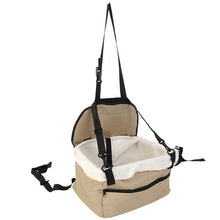 Load image into Gallery viewer, Soft Pet Dog Puppy Cat Kitty Car Seat Booster Seats Carrier Car Leash Bag for Pets Seating at Vehicle Pet Accessories