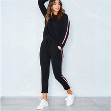 Load image into Gallery viewer, Z&amp;P 2019 2Pcs Women Ladies Tracksuit Crop Hoodies Sweatshirt Pants Sets long-sleeved Suit  Casual Sportswear