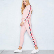 Load image into Gallery viewer, Z&amp;P 2019 2Pcs Women Ladies Tracksuit Crop Hoodies Sweatshirt Pants Sets long-sleeved Suit  Casual Sportswear