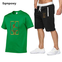 Load image into Gallery viewer, Tracksuit Men Shorts Summer Casual Men's Sportswear Suit Shorts Brand Clothing Two Pieces Top Tee+Shorts Sweat Suits