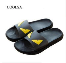 Load image into Gallery viewer, COOLSA Ladies Colorful Fox Fur Fluffy Slippers Women&#39;s Lovely Plush Real Fox Hair Slides Party Furry Flip Flops Women&#39;s Sandals