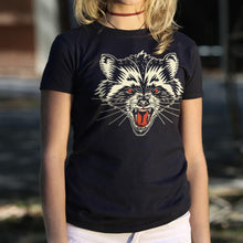Load image into Gallery viewer, Raccoon Rage T-Shirt (Ladies)