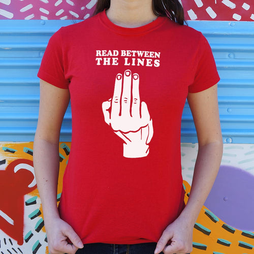 Read Between The Lines T-Shirt (Ladies)