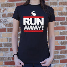 Load image into Gallery viewer, Run Away Rabbit T-Shirt (Ladies)