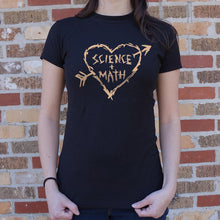 Load image into Gallery viewer, Science Loves Math T-Shirt (Ladies)