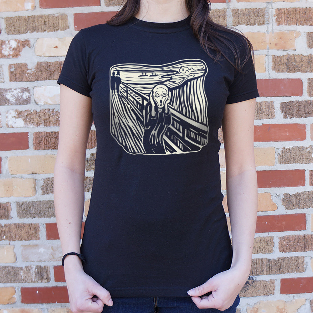 The Scream Painting T-Shirt (Ladies)