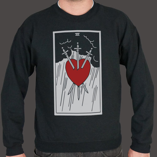 Tarot Three Of Swords Sweater (Mens)