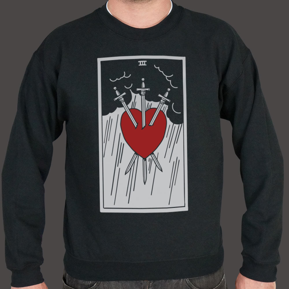 Tarot Three Of Swords Sweater (Mens)